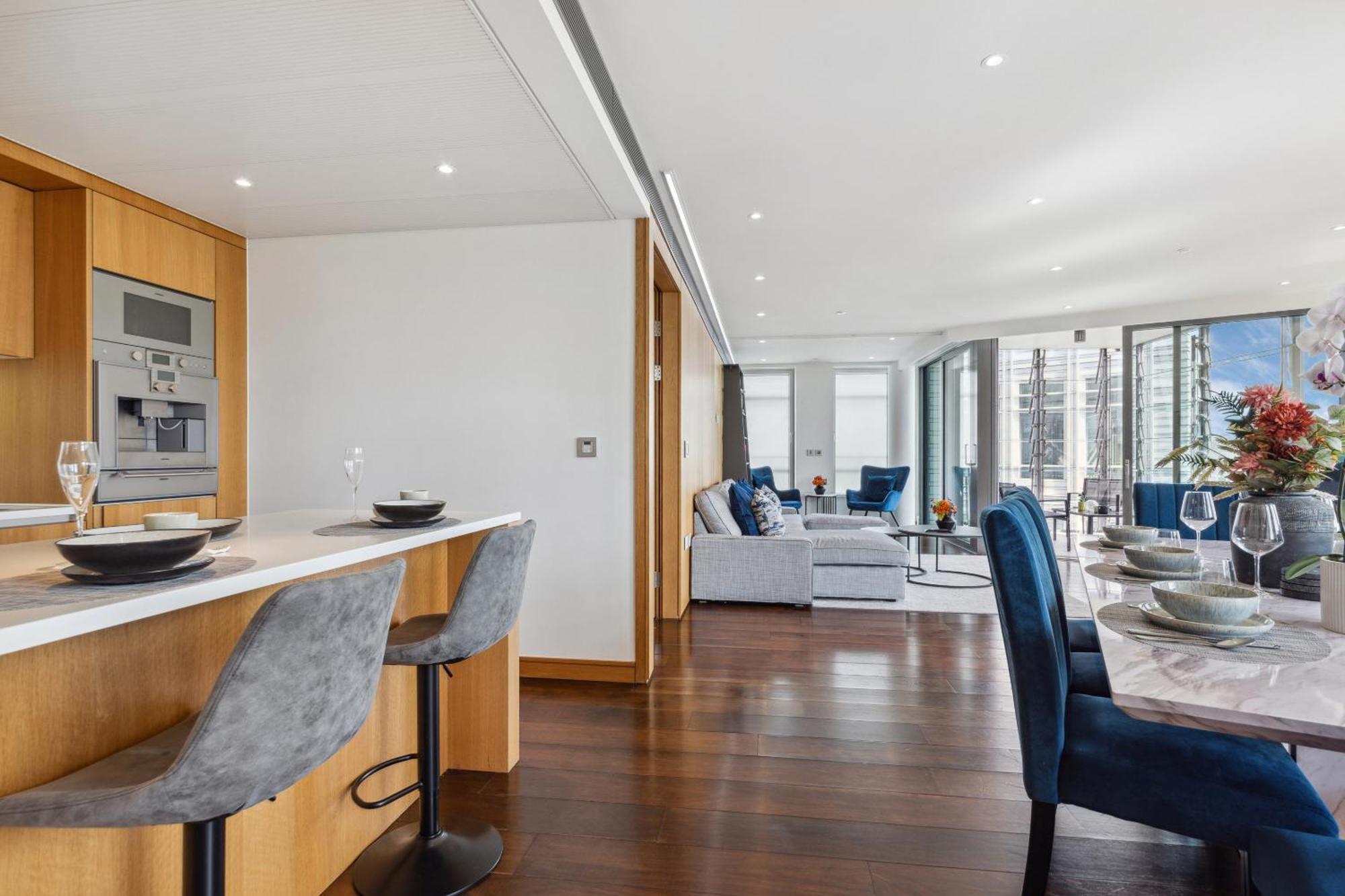 Апартаменты 3bed 3bath With 2xbalconies In